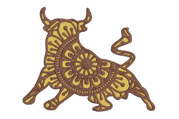 Bull Zodiac Taurus Mandala Style Review