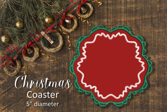Christmas Coaster: A Festive Embroidery Review