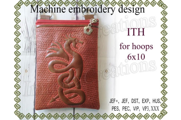 Dragon Zippered Bag: A Holiday Embroidery Review