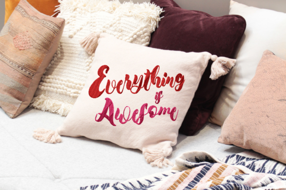 Evaluating Everything is Awesome Lettering