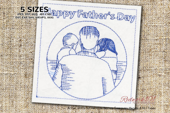 Father's Day Girl and Boy: An Embroidery Design Review