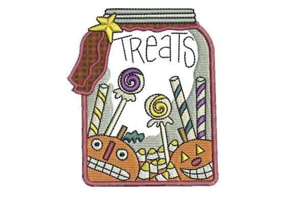 Halloween Treats Jar: A Seasonal Embroidery Review