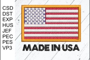 Made in USA Flag: Seasonal Embroidery Review