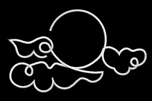 Minimalistic One Line Clouds and Sun Review