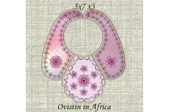 Pink Floral Baby Bib: Small Hoop Design Review