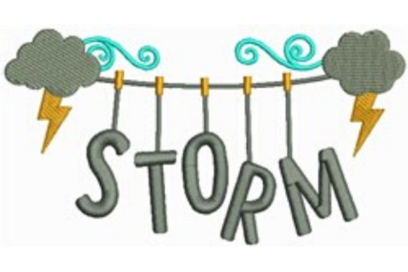 Storm Clothesline: An Autumn Embroidery Review